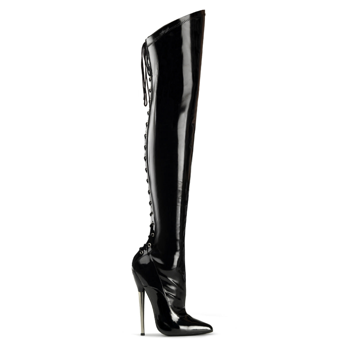 Devious Bottes pour femmes DAGGER-3060 blk stretch pat