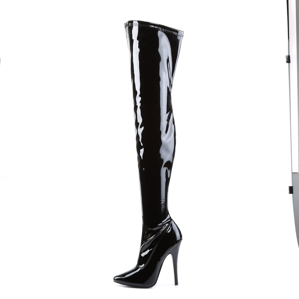 Devious Bottes pour femmes DOMINA-3000 blk str pat