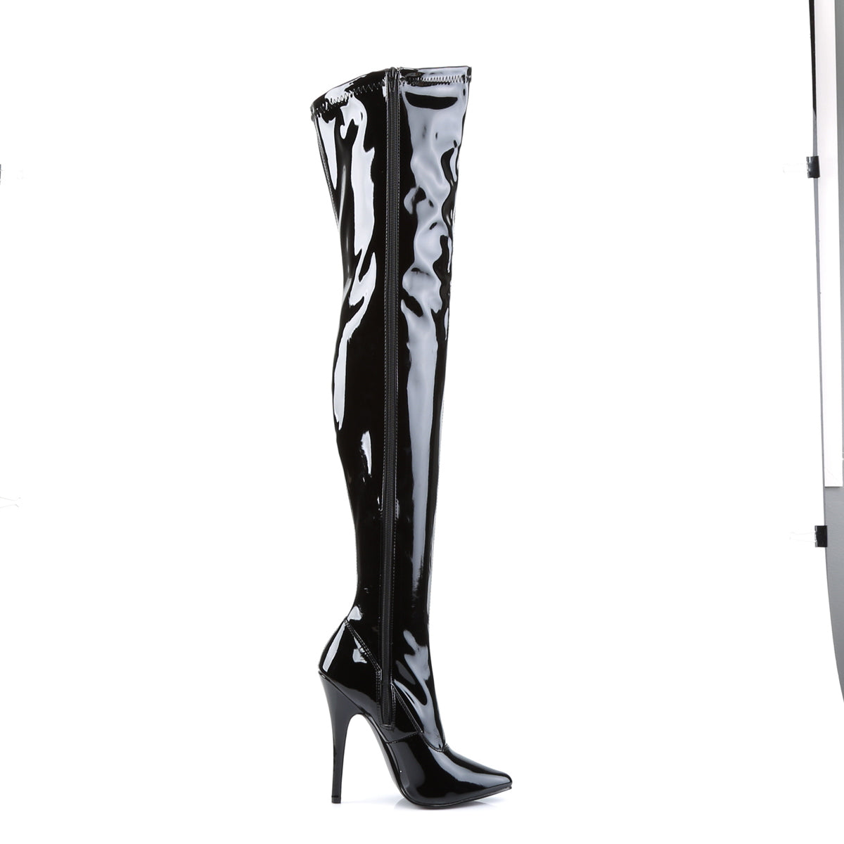 Devious Bottes pour femmes DOMINA-3000 blk str pat