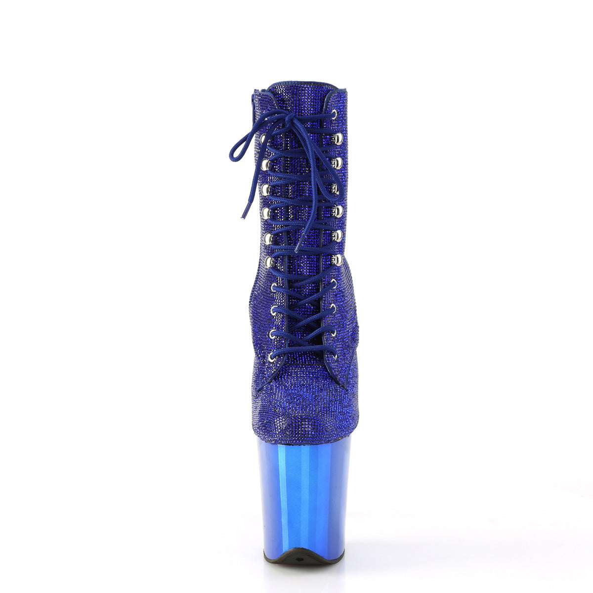 Pleaser  Bottines FLAMINGO-1020CLRS bleu royal rs / chrome bleu royal