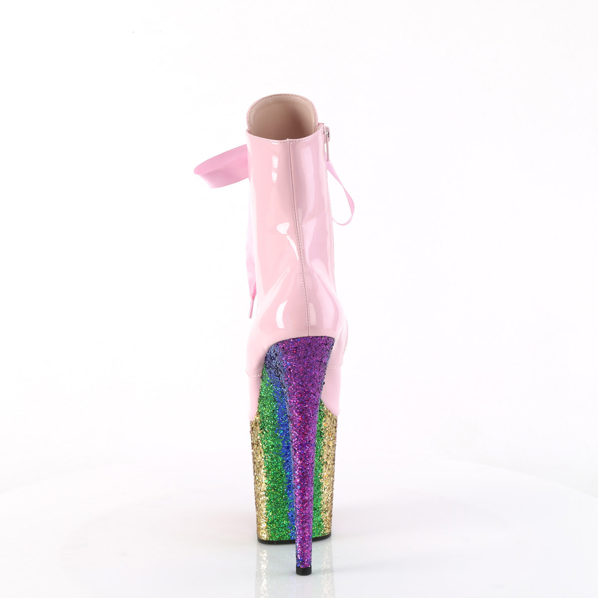 Pleaser   FLAMINGO-1020hg B. Holo rose Pat /Rainbow Briller