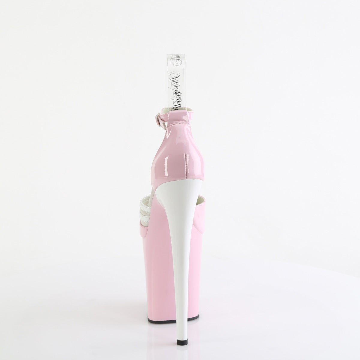 Pleaser   FLAMINGO-884 B. Pink-Wht/Pink-Wht