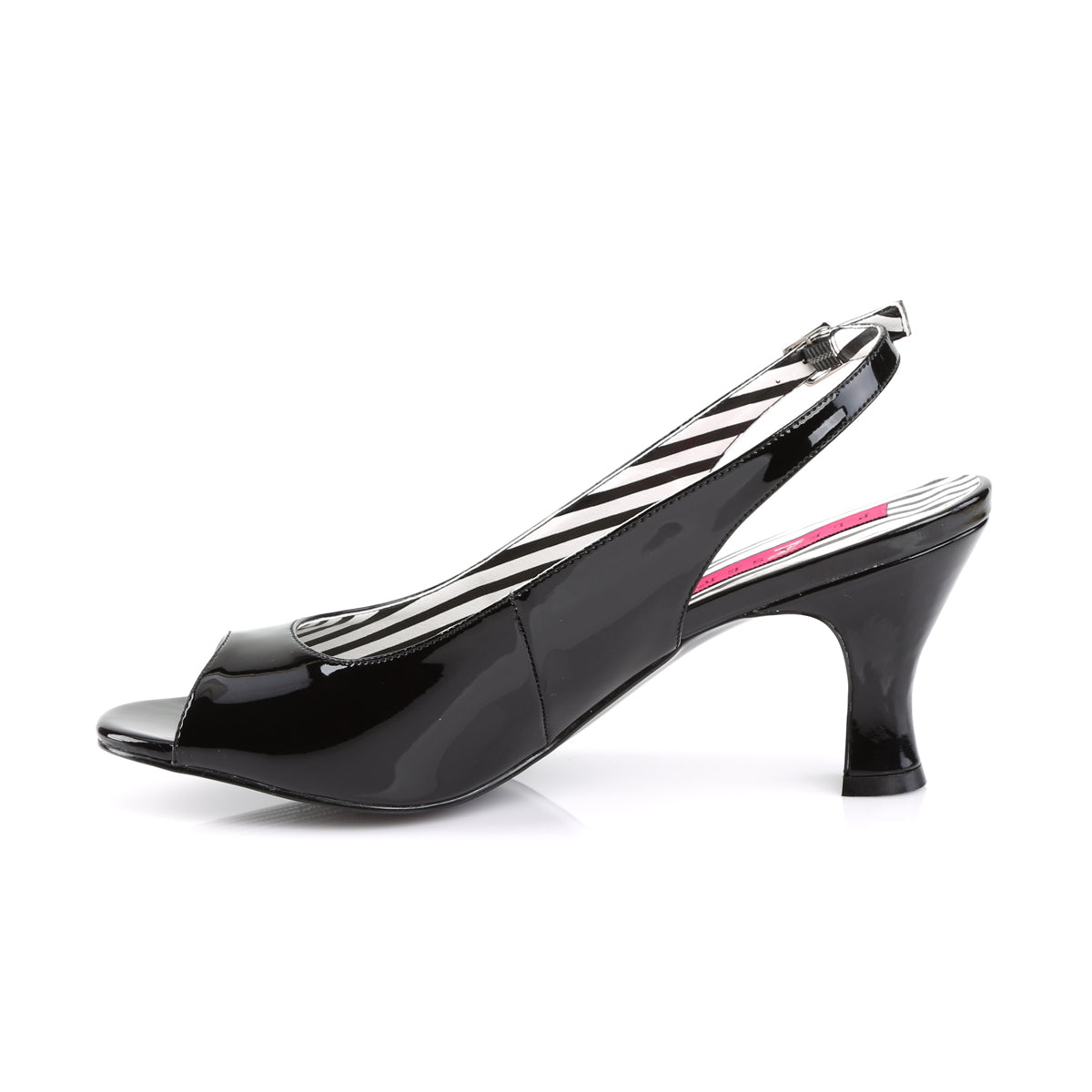 Pleaser Pink Label Pompes pour femmes JENNA-02 blk pat