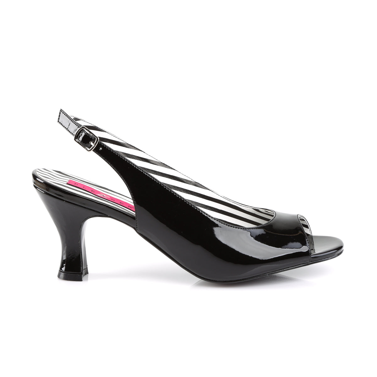 Pleaser Pink Label Pompes pour femmes JENNA-02 blk pat