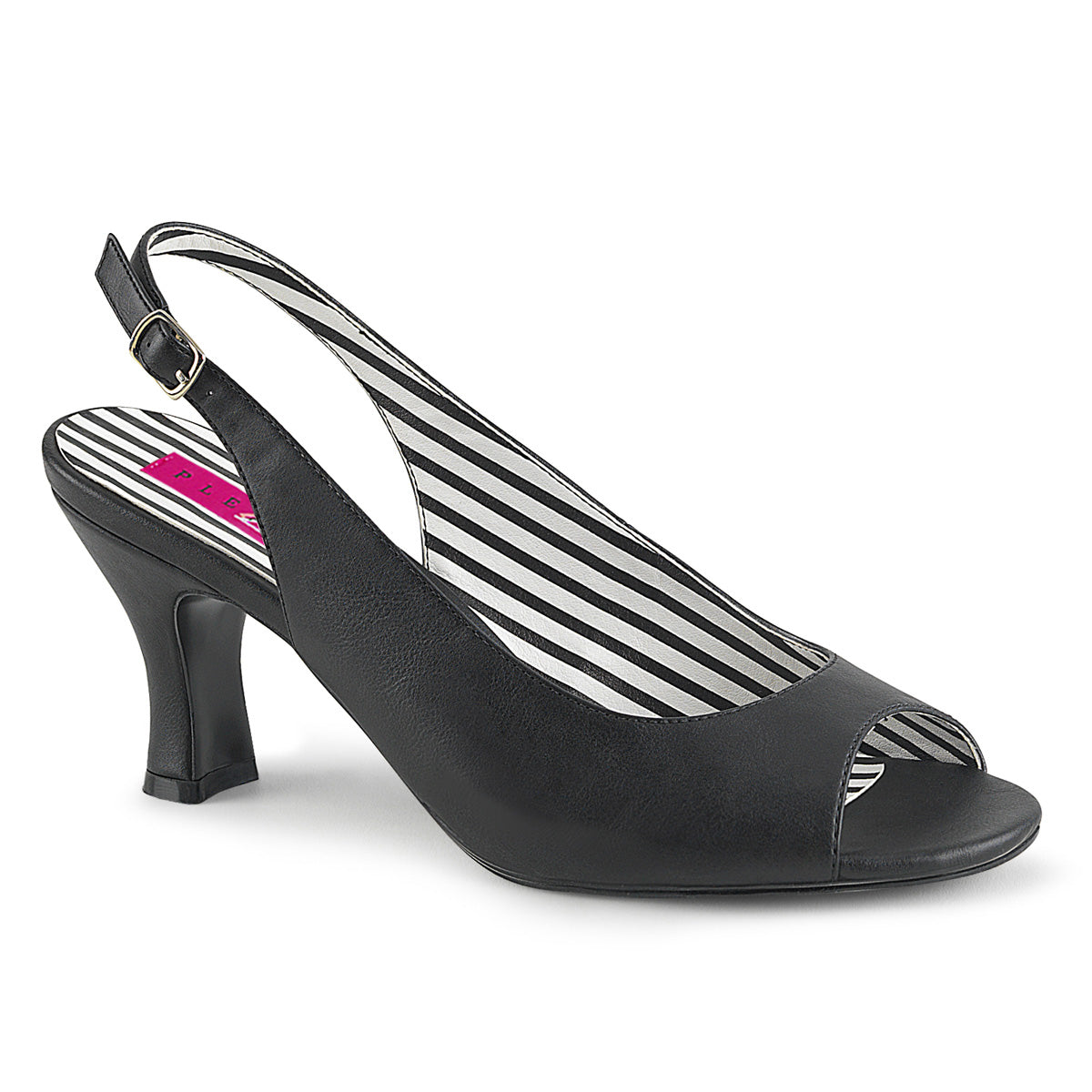 Pleaser Pink Label Pompes pour femmes JENNA-02 cuir fausse blk