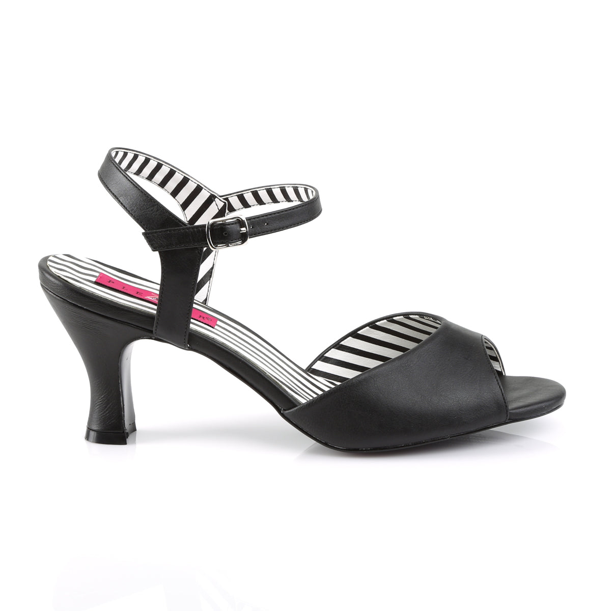 Pleaser Pink Label Pompes pour femmes JENNA-09 Cuir en faux BLK