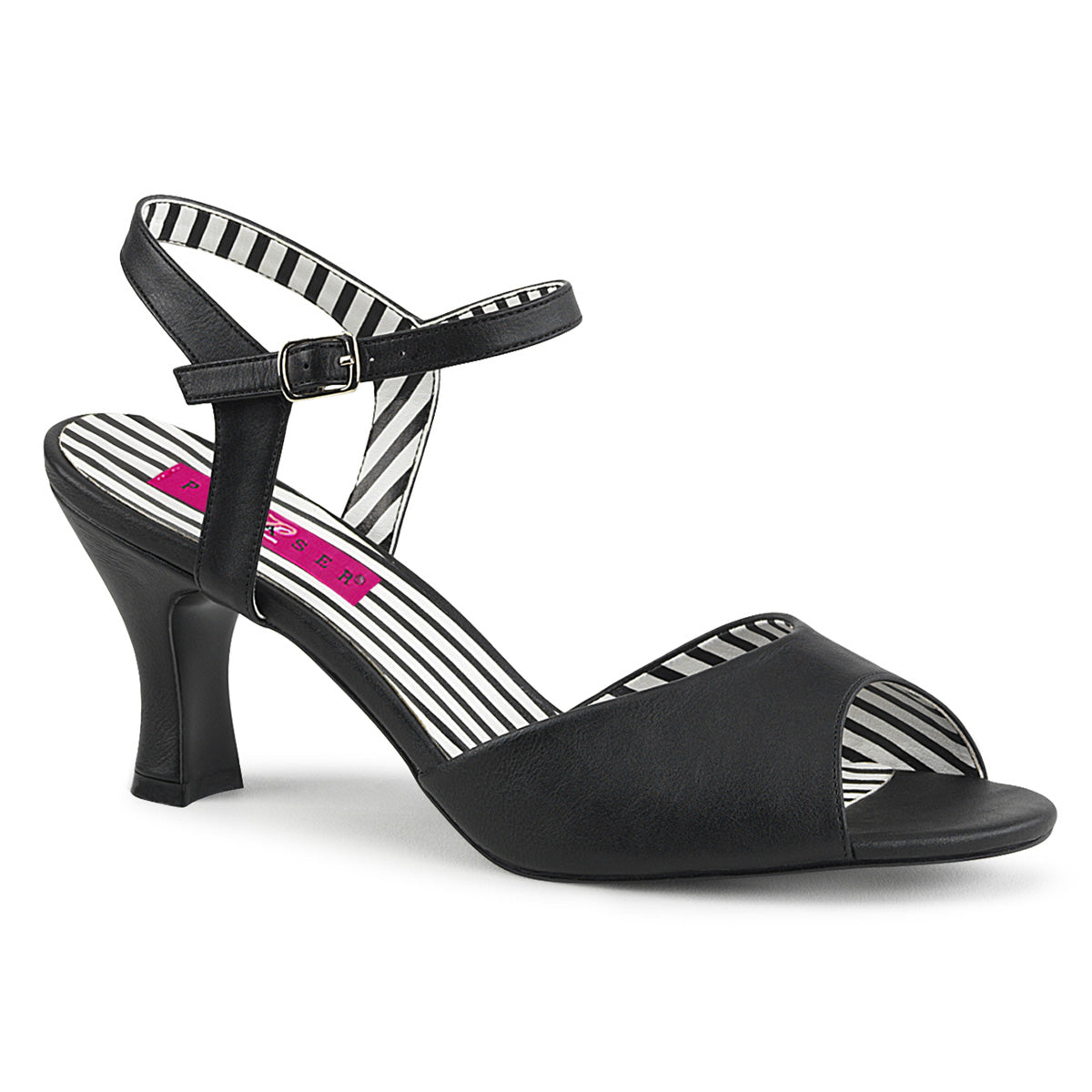 Pleaser Pink Label Pompes pour femmes JENNA-09 Cuir en faux BLK