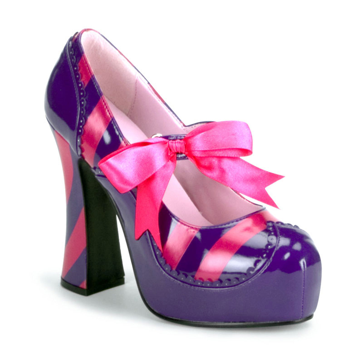 Funtasma Pompes pour femmes KITTY-32 violet-h. Pat rose