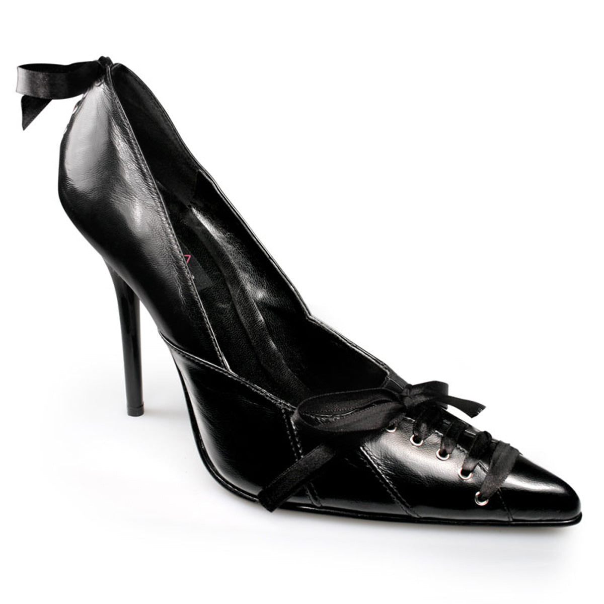 Pleaser Womens Pumps MILAN-07 Blk Leather