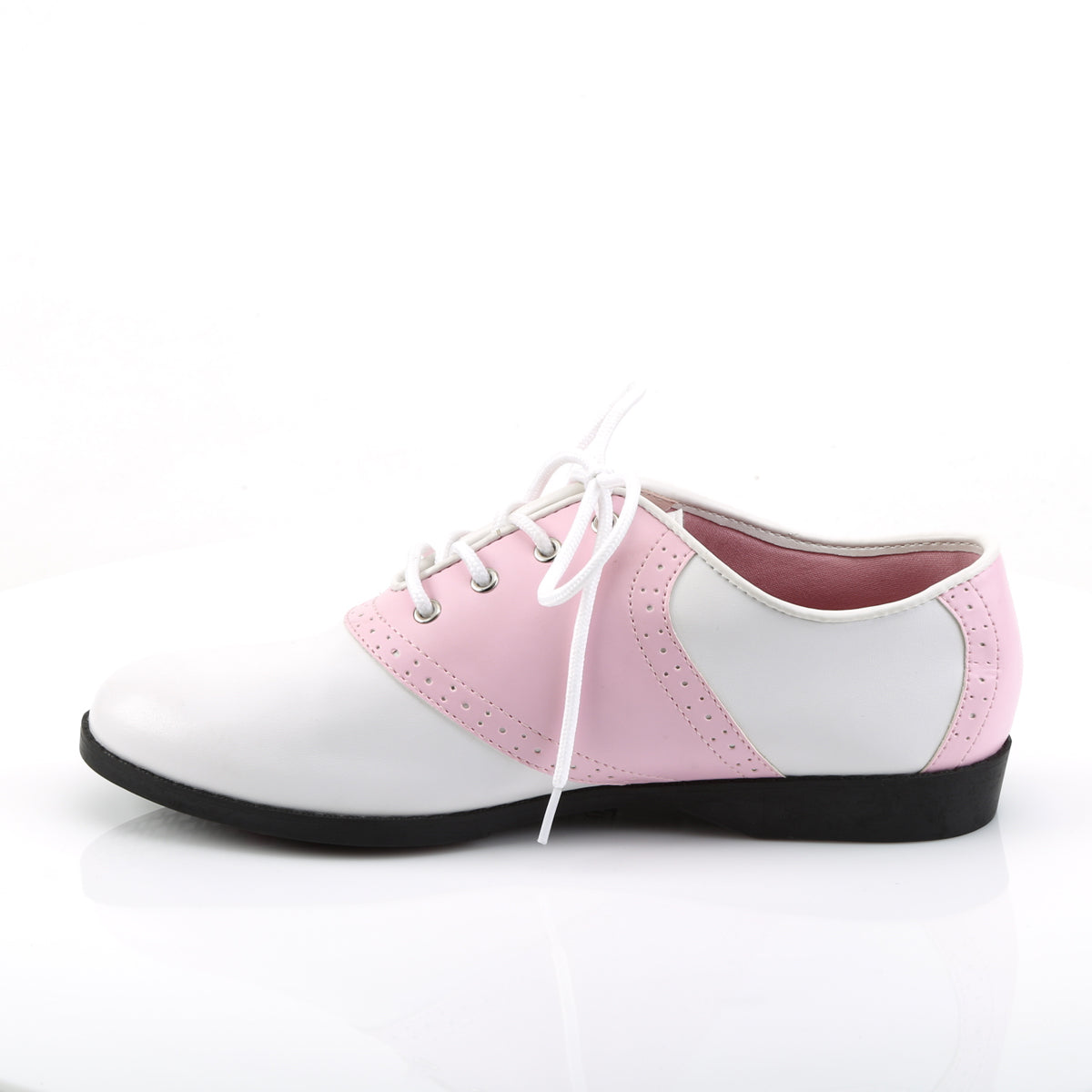 Funtasma Womens Pumps SADDLE-50 B.Pink-Wht Pu