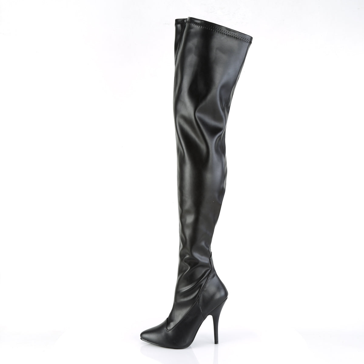 Pleaser Bottes pour femmes SEDUCE-3000 BLK STR FAUX CUIR