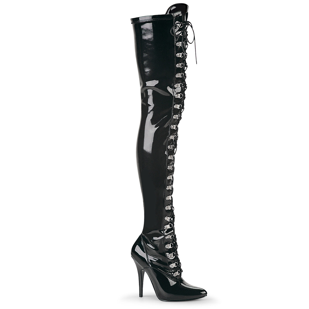 Pleaser Bottes pour femmes SEDUCE-3024 blk str pat