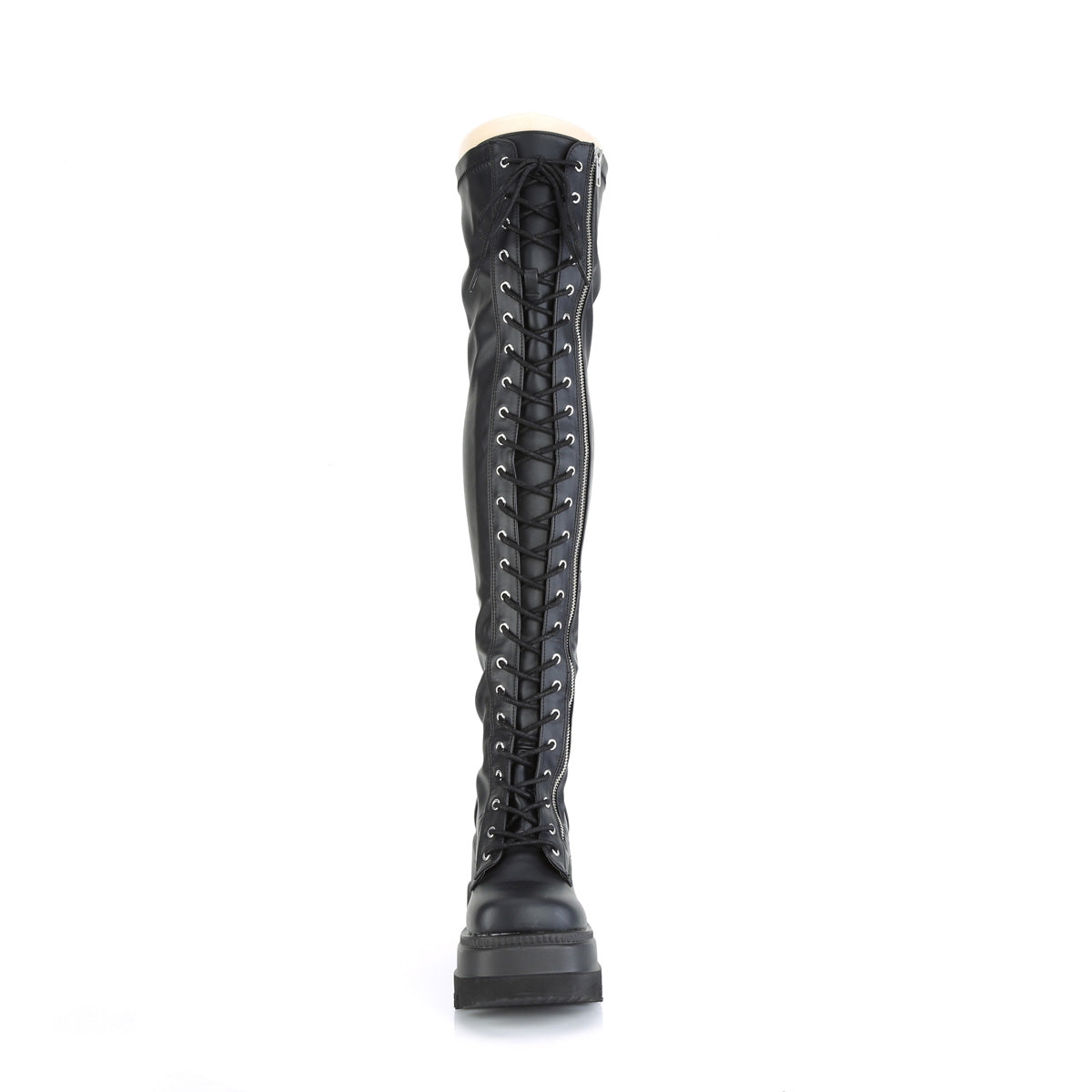 DemoniaCult  Boots SHAKER-374 Blk Str. Vegan Leather