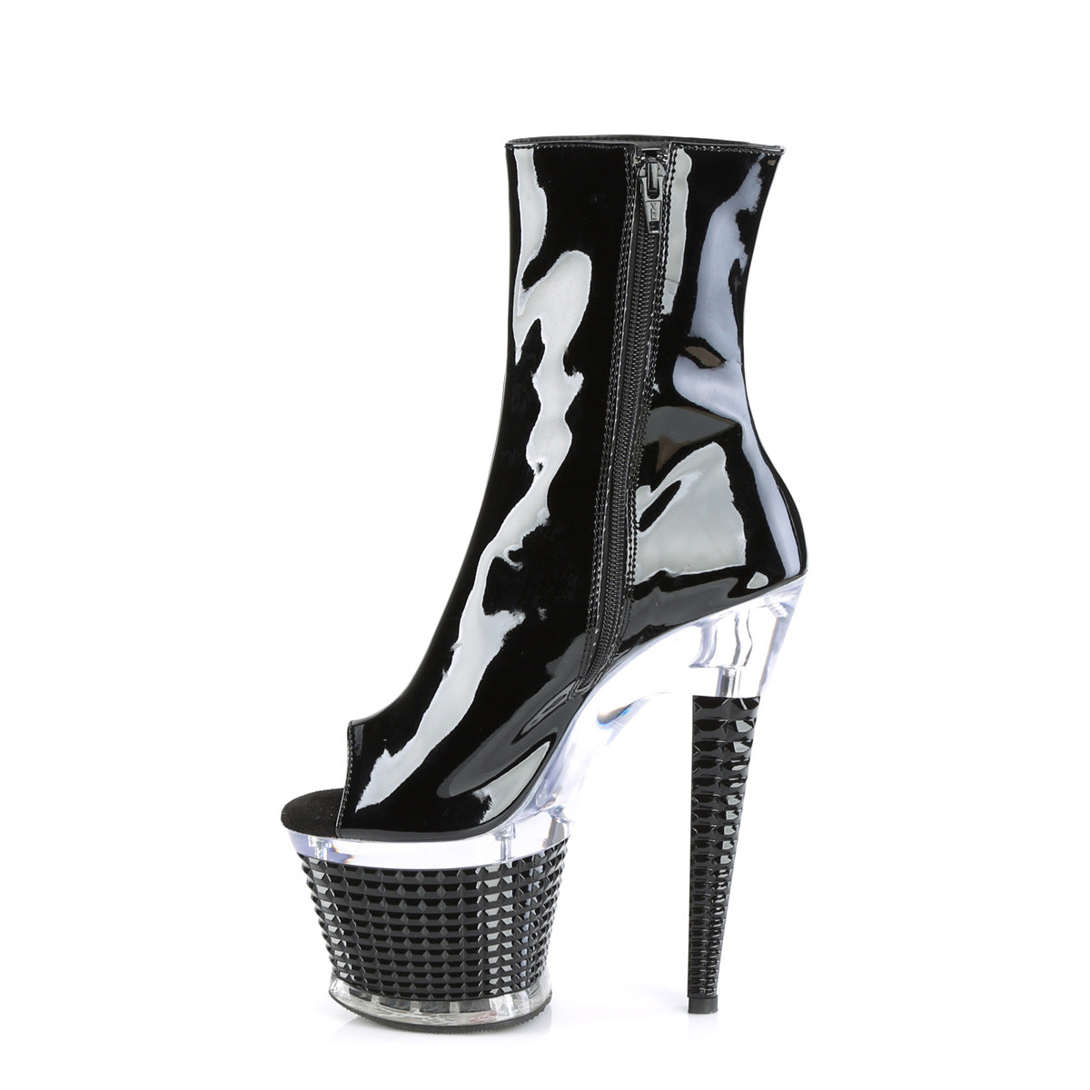 Pleaser  Bottines SPECTATOR-1021 BLK PAT / CLR-BLK