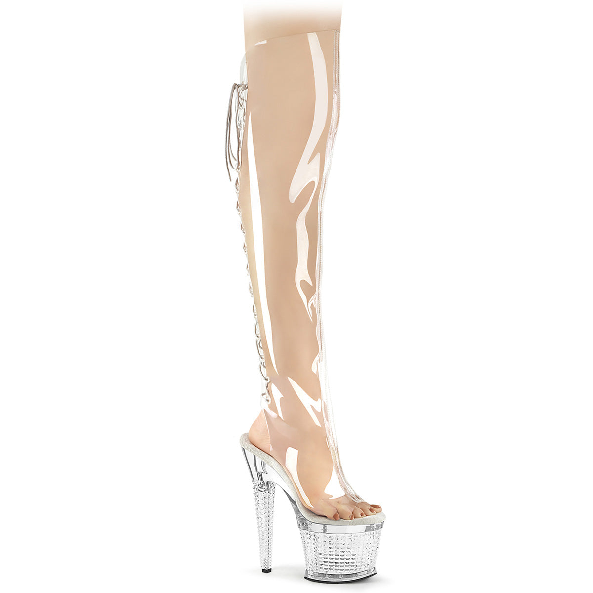 Pleaser  Boots SPECTATOR-3019C Clr/Clr