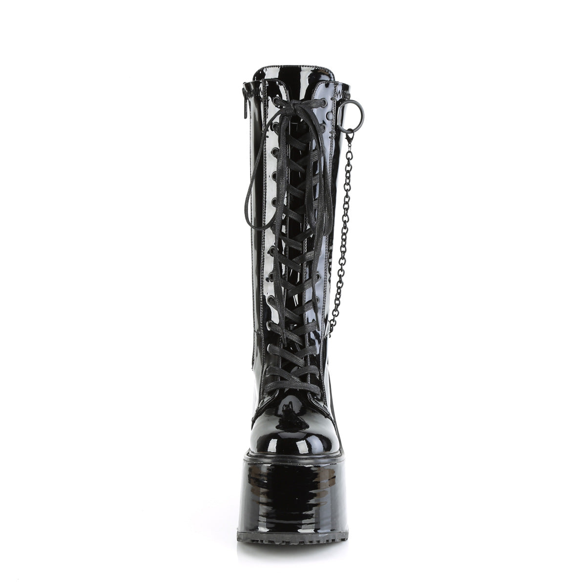 DemoniaCult  Bottes SWING-150 BLK Stretch Pat